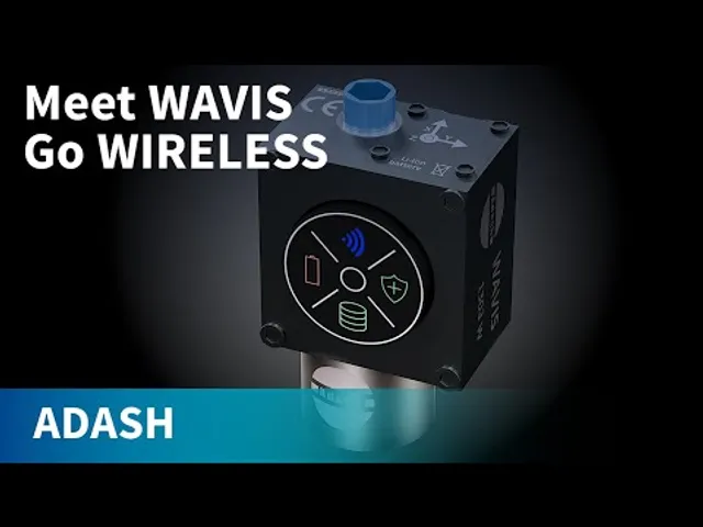 No Cables. No Limits. Just WAVIS - Triaxial Wireless Vibration Sensor